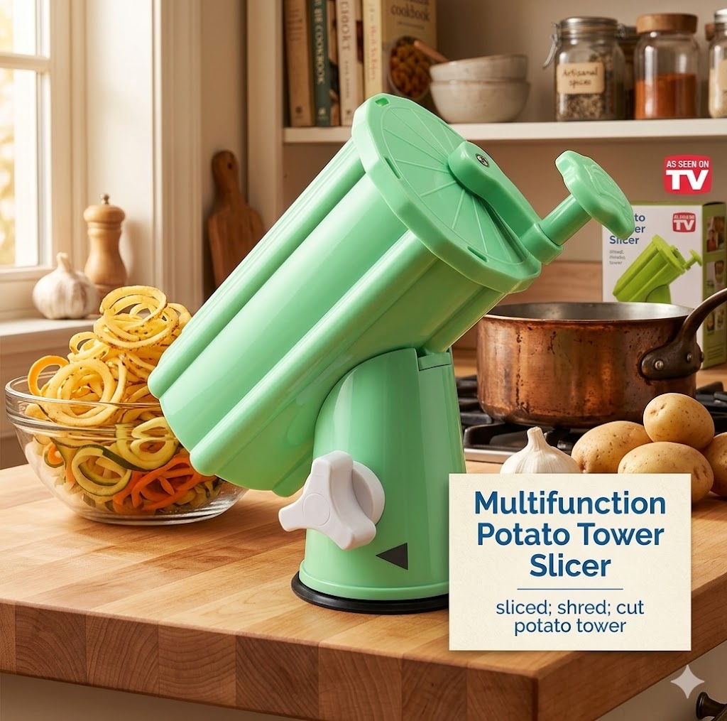 Multifunction Potato Tower Slicer
