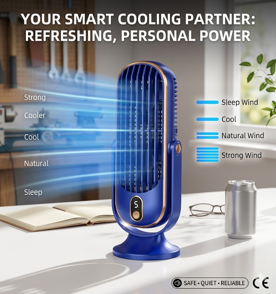 Portable Desktop Cooling Fan