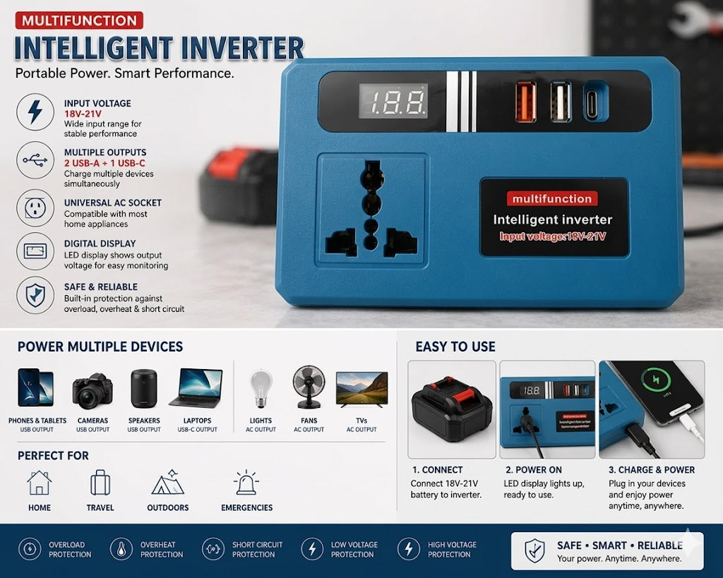 Multifunction Intelligent Power Inverter
