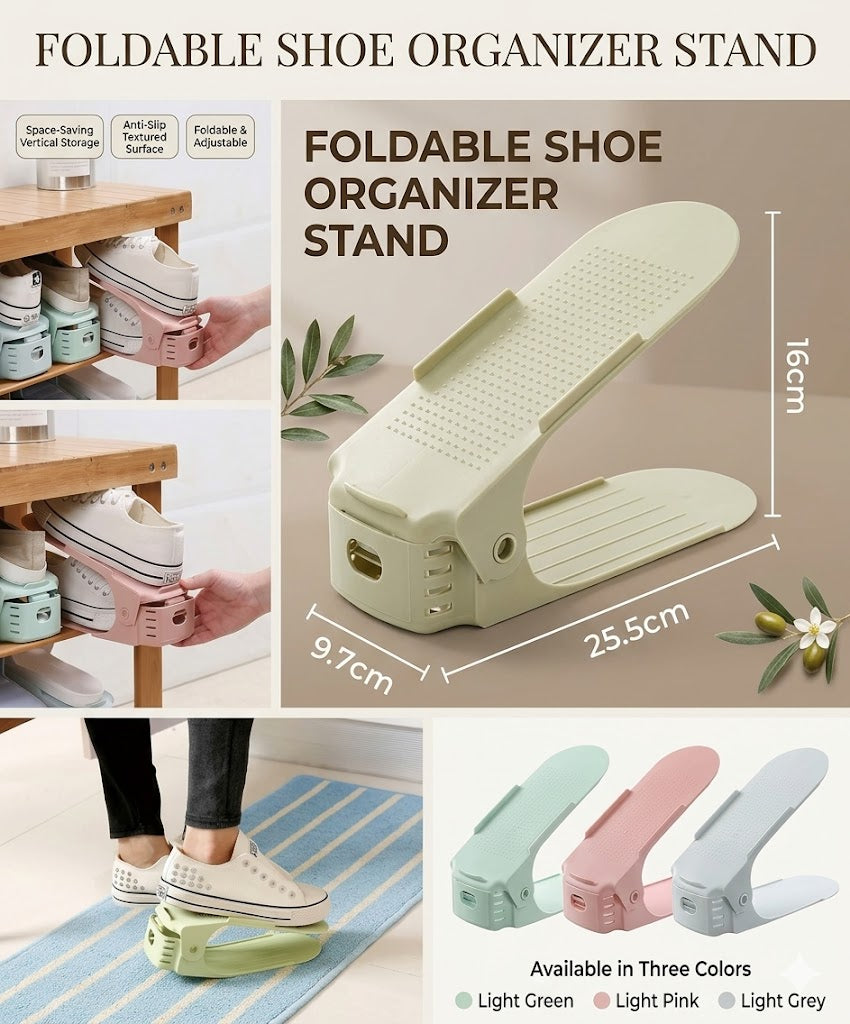 Adjustable Shoe Slot Organizer