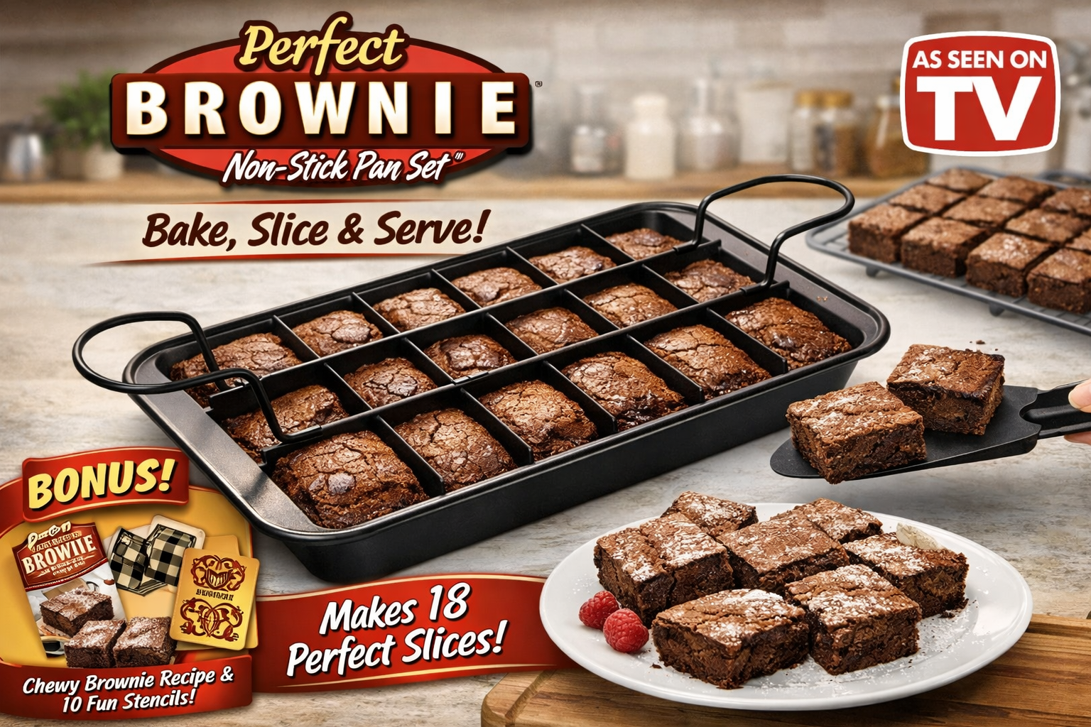 Brownie Non-Stick Pan Set