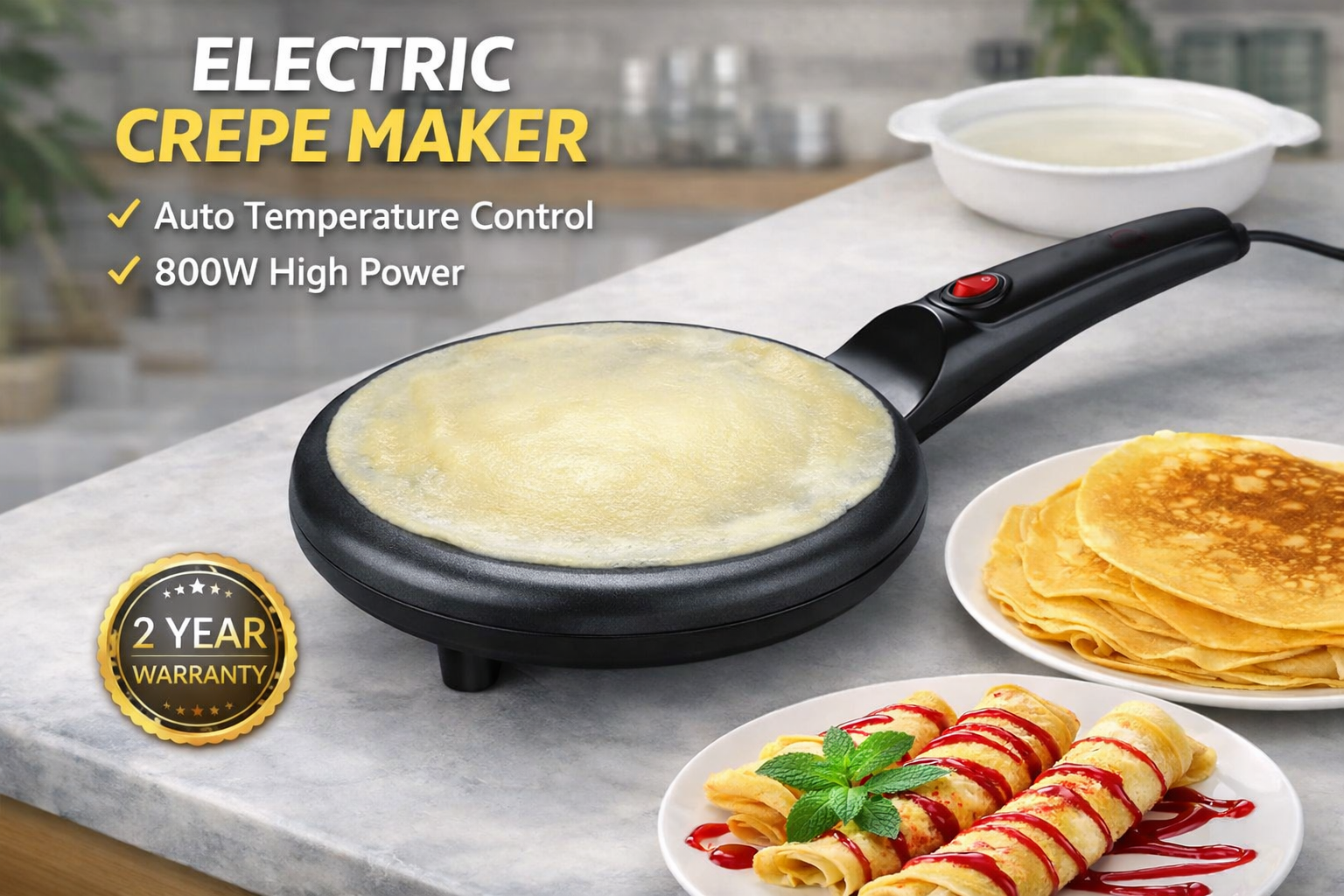 Electric Crepe Maker