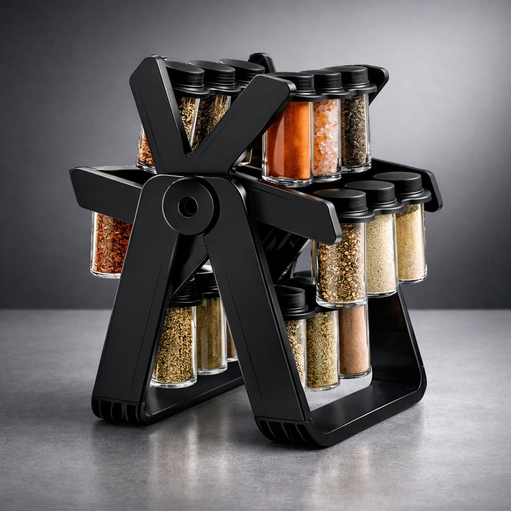 18 Jar Rotating Spice Rack