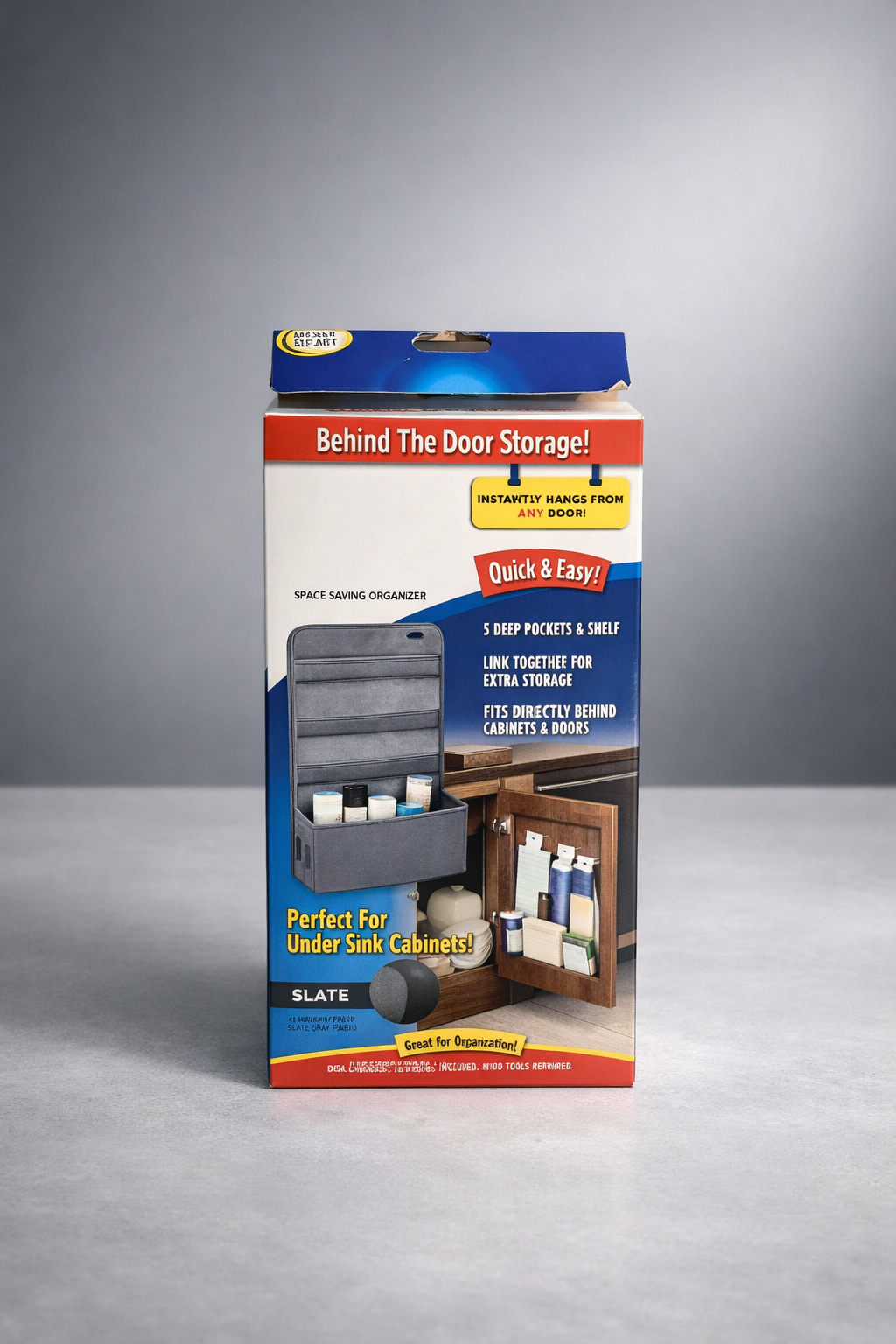 Behind-The-Door Storage Organizer