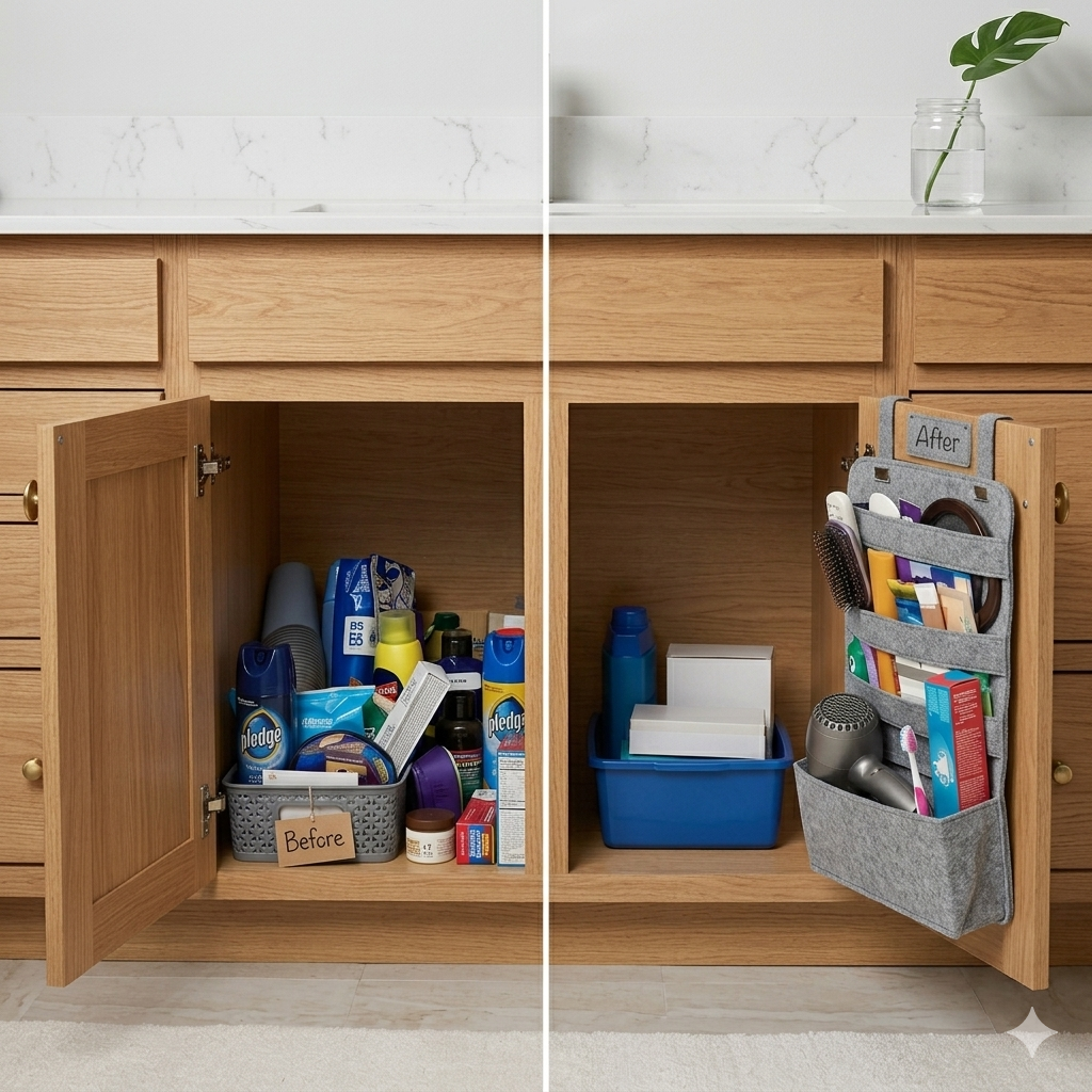 Behind-The-Door Storage Organizer