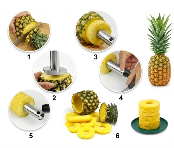 Pineapple Corer & Slicer