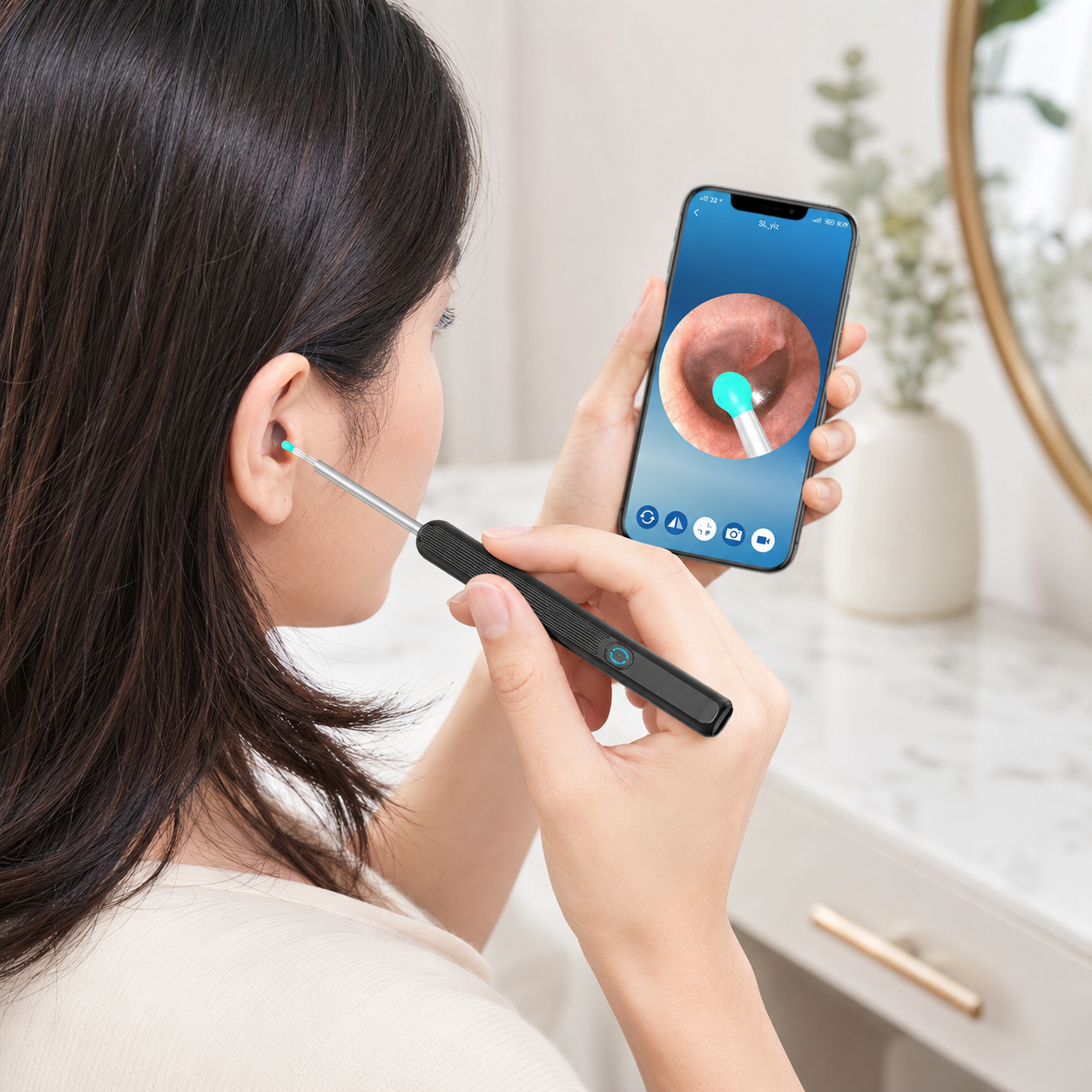 Smart Wi-Fi Ear Cleaner with 1080p HD Camera
