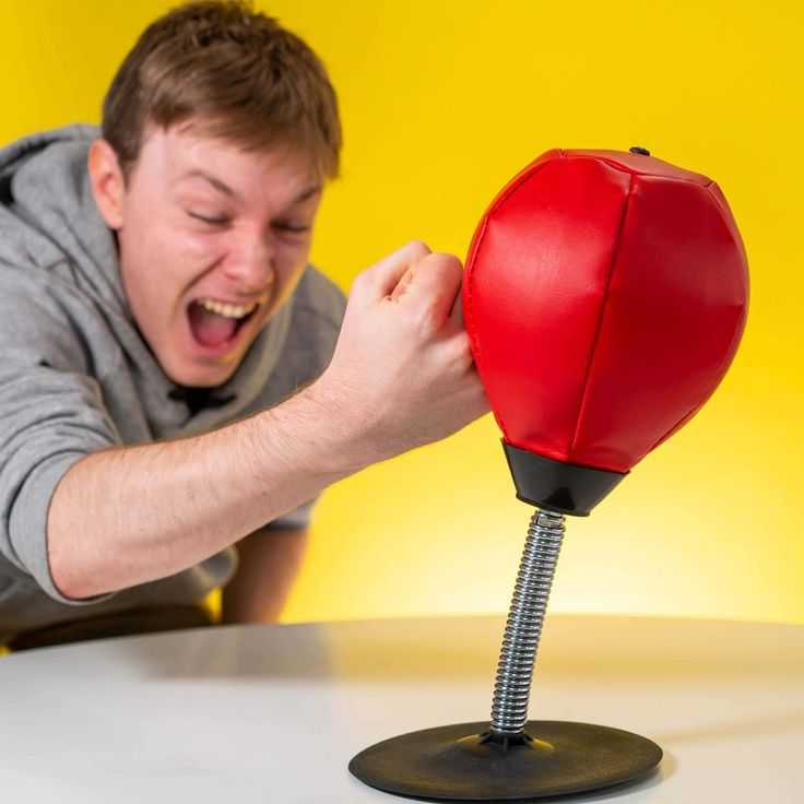 Desktop Reflex Punching Ball with Suction Base
