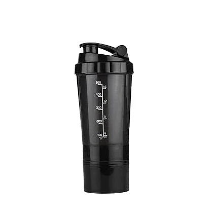 LORDEX Storage Shaker Bottle (Black Edition)