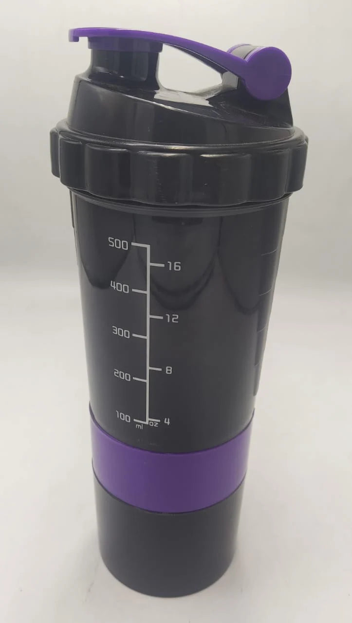 LORDEX Storage Shaker Bottle (Black Edition)