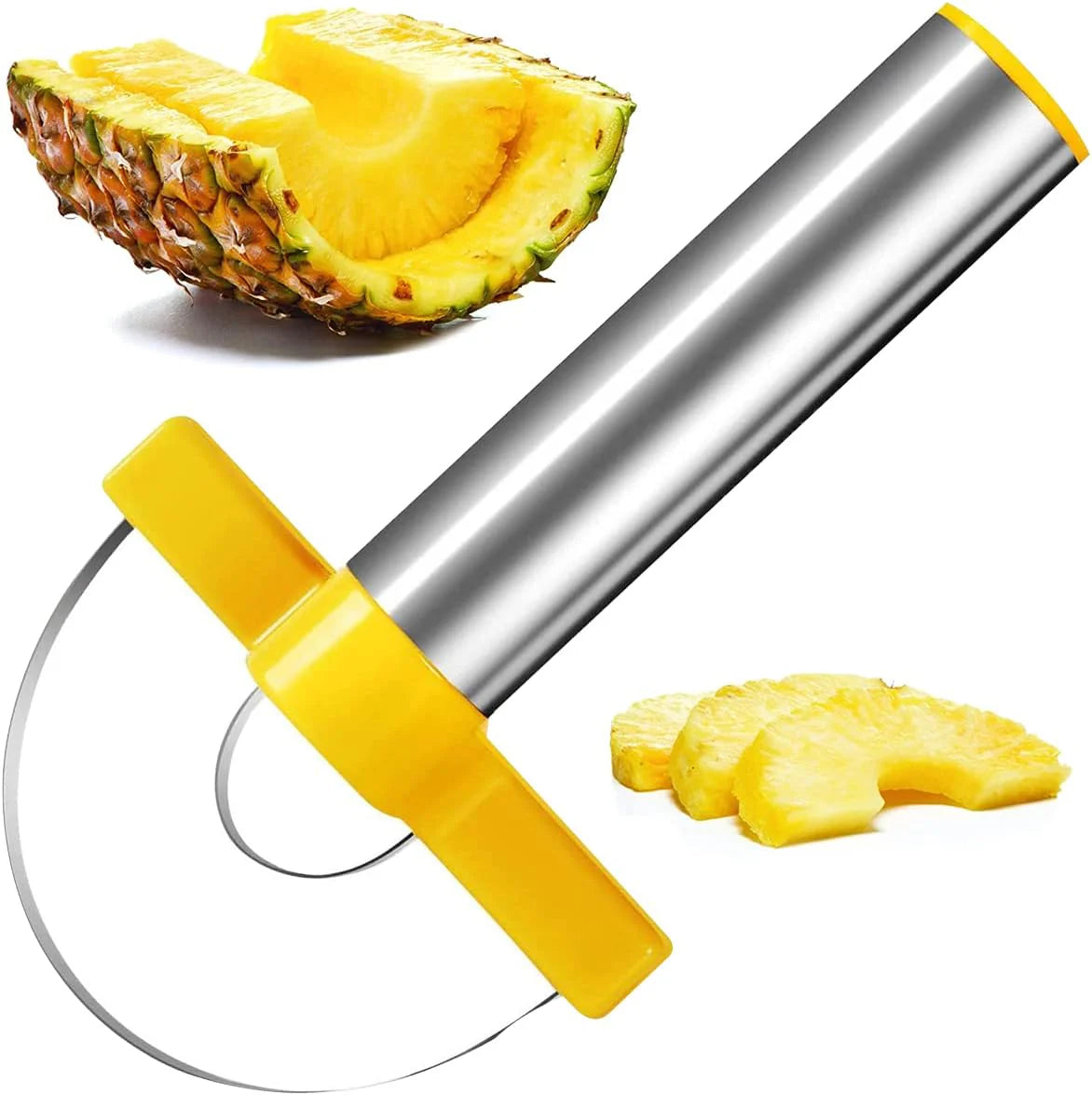 Veleka™ Pineapple Cut & Core Tool: Effortless Slicing
